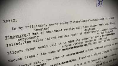 [David Ulin]
He had finished - Kurt Vonnegut: Unstuck in Time