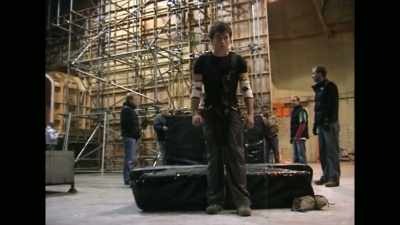 David:
We were rehearsing
for the snake attack - David Holmes: The Boy Who Lived
