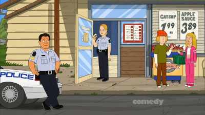 Davis, look, no offence
about earlier today. - Corner Gas Animated