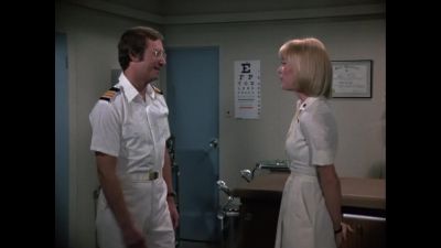Dawn:
You didn't mind, did you, doc? - The Love Boat