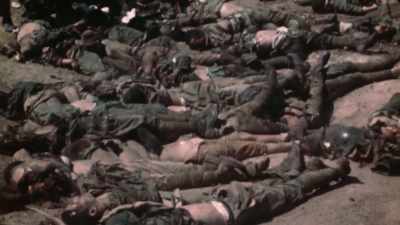 DAYLIGHT REVEALS THE AFTERMATH. - The Pacific War in Color