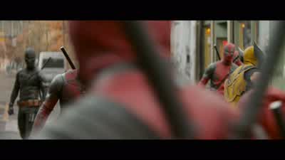 DeadpoolsStand downThis Deadpool's with meOh noHoly shitThat's fuckin' PeterWait you You guys know PeterYou kidding me Every Deadpool has a PeterShit Peter's a goddamn legendin every Deadpool's world - Deadpool & Wolverine