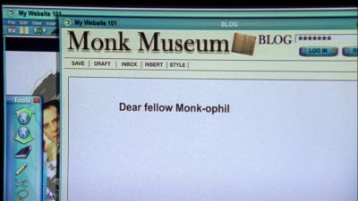 Dear fellow Monk-ophiles, - Monk