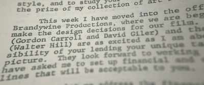 "Dear giger, this week
I've moved into offices - Memory: The Origins of Alien