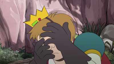 Dear God, you've mangled
my exquisite face! - Disenchantment