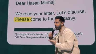 "Dear Hasan Minhaj, we read your letter." - Hasan Minhaj: The King's Jester