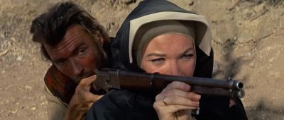 Help this no good atheist to shoot straight - Two Mules for Sister Sara