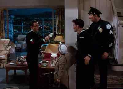 "Dear Ms. Abbott,
Donald was a very good boy. - Anchors Aweigh