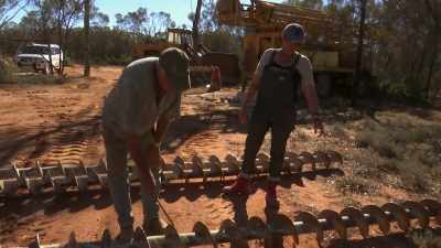 Dear old Dad, he retired -
well, semi-retired - - Outback Opal Hunters