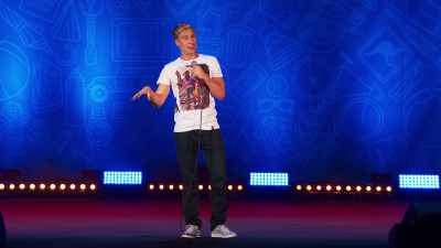 "Dear Tesco, not being funny,
but I was going like that, - Russell Howard: Recalibrate