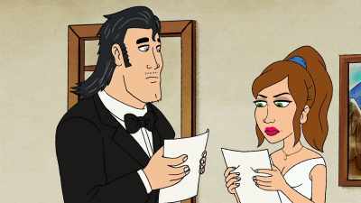 "Dear Wayne, I do have issues
with marriage." - Bless the Harts