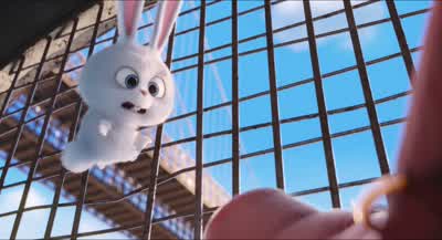 Death is coming to BrooklynAnd it's got buck teethand a cotton tail - The Secret Life of Pets