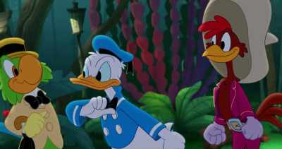 (Debbie clears throat)
If we're all quite through, - Legend of the Three Caballeros