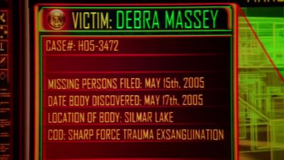 Debra Massey. - CSI: Miami