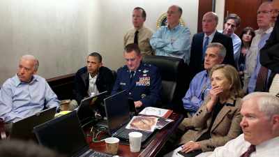 Decimating Al-Qaeda,
including Bin Laden. - Obama: In Pursuit of a More Perfect Union