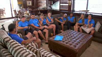 Deck crew, can I have you all
gathered on bridge deck aft? - Below Deck Down Under