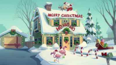 Deck the walls with cows and collies - Mickey's Once Upon a Christmas