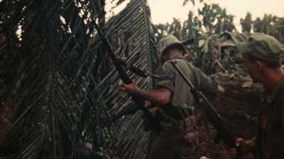 DECOMPOSING BODIES
BRING RISK OF DISEASE, - The Pacific War in Color