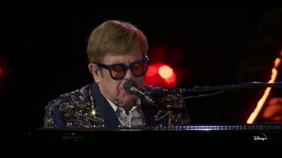 ♪ Deep in the woods
the squirrels are out today ♪ - Elton John Live: Farewell from Dodger Stadium
