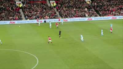 Deep into first-half injury time,
United pull a goal back. - All or Nothing: Manchester City
