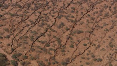 Deep rents, scar the landscape - Chasing the Rains