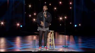 [ Deep voice ] "Get
over here, bitch!" - Marlon Wayans: You Know What It Is