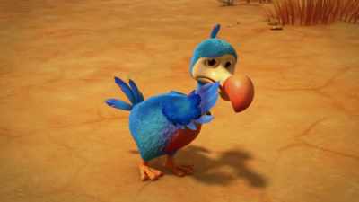 [deep voice] "Yeah, Dudley!
Let's go and get some delicious birdseed!" - Ridley Jones