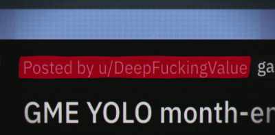 DeepFuckingValue basically
put in $50,000 YOLO - Gaming Wall St