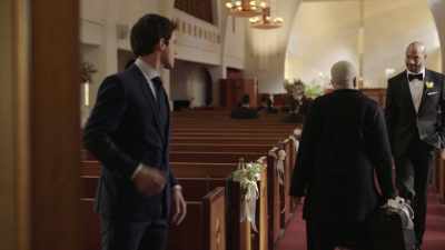 - Definitely groom.
- If that's a present, - Imposters