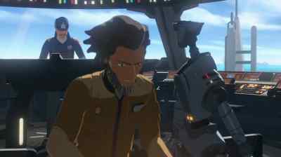 Deflector shields
are weakening, Captain. - Star Wars Resistance