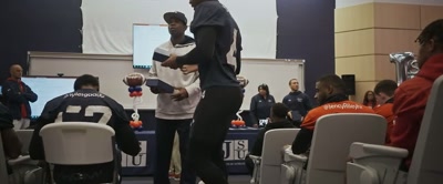 - De'Jahn Warren.
- [player laughs] - Coach Prime