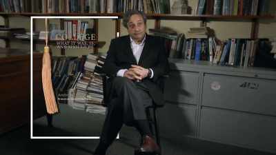 Delbanco:
It's very important to worry
about the future - The Unmaking of a College