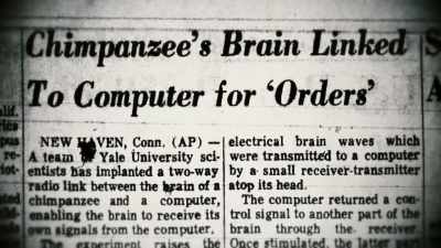 Delgado: Two hours after the brain-to-computer feedback was established, - The Minds of Men