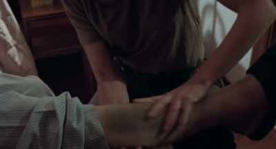 Delia scratches me with her nails. - Something Is About to Happen