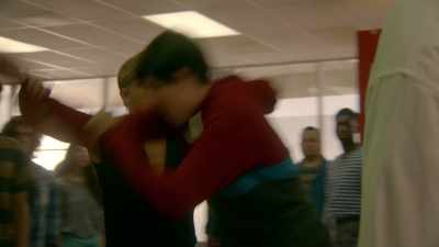 -[Demetri grunts, yells]
-[students gasp] - Cobra Kai