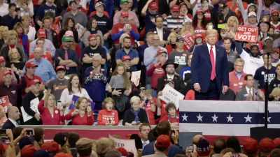 Democrats are
inviting caravan after caravan, - White Noise