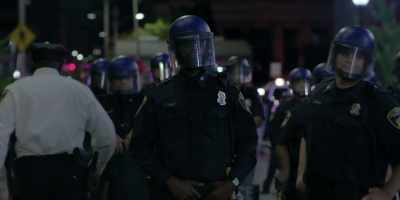 [DEMONSTRATORS CONTINUE
SHOUTING] - We Own This City