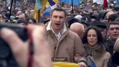 Demonstrators in Kyiv - Klitschko: More Than a Fight