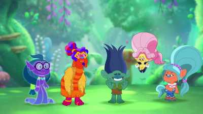 [ Demos chuckles ] - Trolls: TrollsTopia