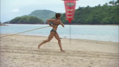 Denice heading out now for
that fourth and final fish trap. - Survivor
