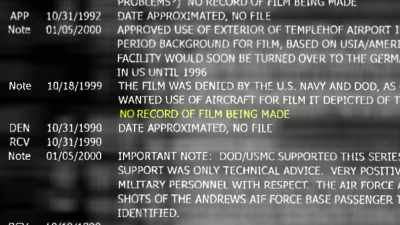 Denied, and never made. - Theaters of War