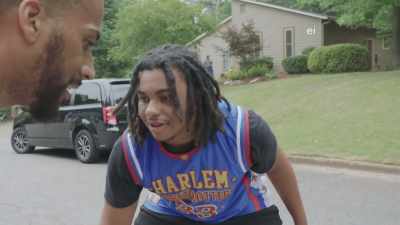DENISE: YOU KNOW, HERE'S MY KID,
AND HE'S DEALING WITH SOMETHING. - Harlem Globetrotters: Play It Forward