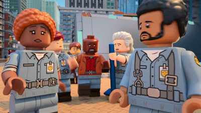 -Dennis, out of the way.
-[gasping] - LEGO Marvel Avengers: Mission Demolition