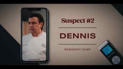 Dennis, the chef,
was working both nights, - A Man on the Inside