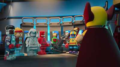 Dennis is with me.
He works at Damage Control. - LEGO Marvel Avengers: Mission Demolition