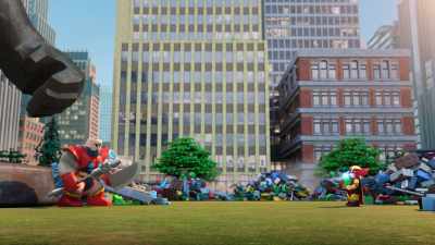 [Dennis] You may be good at
building things, Terrax, - LEGO Marvel Avengers: Mission Demolition