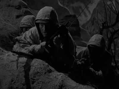 Denno. Lonergan.
Do you see anything? - Fixed Bayonets!
