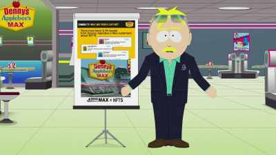 Denny's Applebee's Max
is the premier place in town - South Park: Post COVID: The Return of COVID