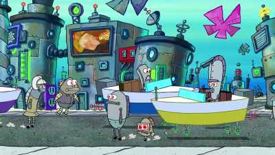 Dentures, go get 'em! - SpongeBob SquarePants Presents The Tidal Zone