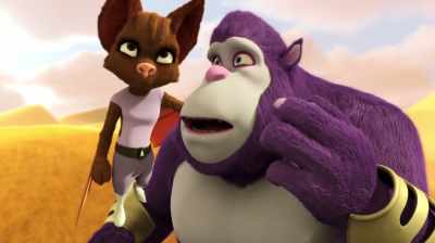 - Deposed?
- Well, she's exaggerating. - Panda vs. Aliens